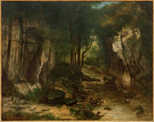 Il ruscello del Puits-Noir da Gustave Courbet